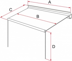 Fiamma F35 Pro Awning - Titanium Case